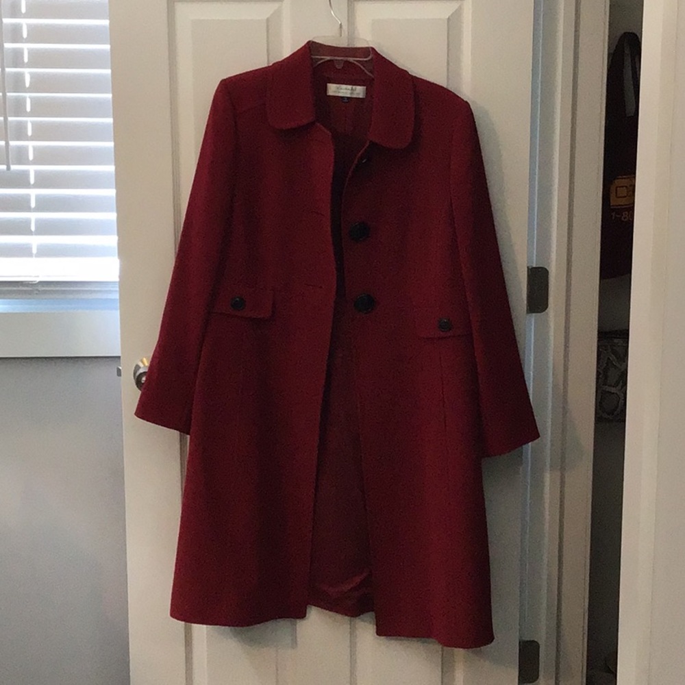 Cranberry outer blazer